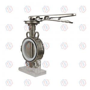 不锈钢手柄对夹蝶阀